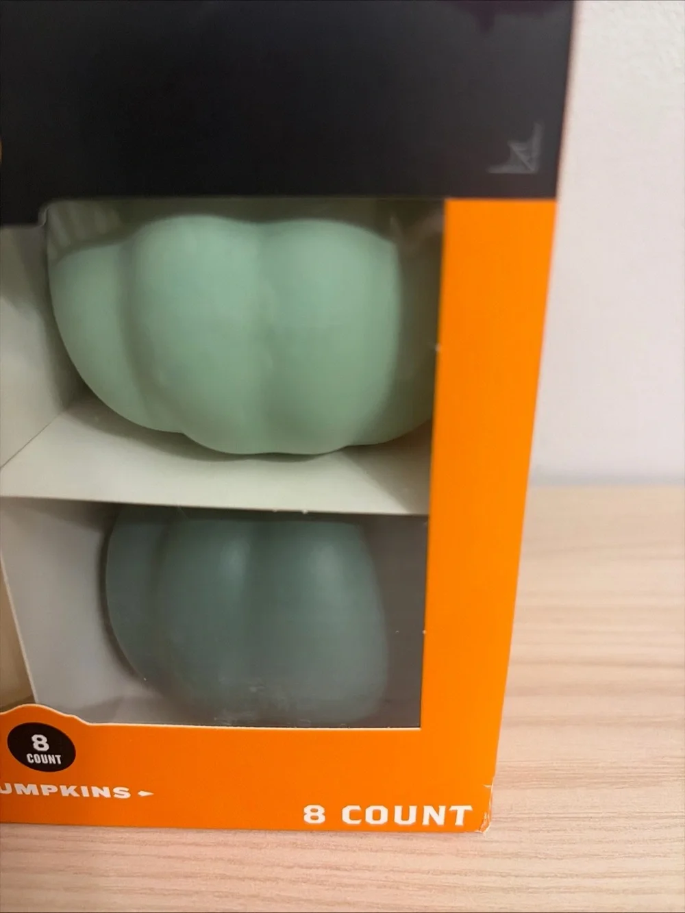 Decorative Pumpkin Set - Black, Green, Cream, Teal